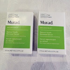 Murad Resurgence Retinol Youth Renewal Serum 2 Samples New in Box